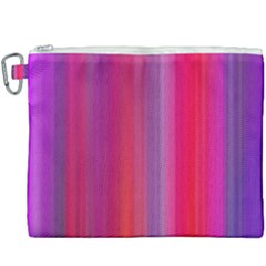 Multicolored Abstract Linear Print Canvas Cosmetic Bag (xxxl) by dflcprintsclothing