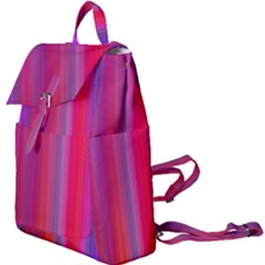 Multicolored Abstract Linear Print Buckle Everyday Backpack by dflcprintsclothing