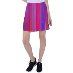 Multicolored Abstract Linear Print Tennis Skirt by dflcprintsclothing