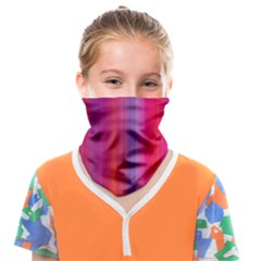 Multicolored Abstract Linear Print Face Covering Bandana (kids) by dflcprintsclothing