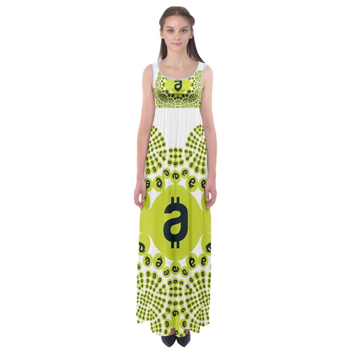 IM Fourth Dimension AMF Empire Waist Maxi Dress