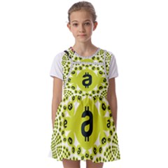 Im Fourth Dimension Amf Kids  Short Sleeve Pinafore Style Dress