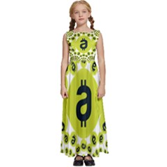 Im Fourth Dimension Amf Kids  Satin Sleeveless Maxi Dress by imanmulyana