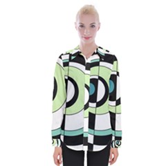 Abstraction 73 Womens Long Sleeve Shirt