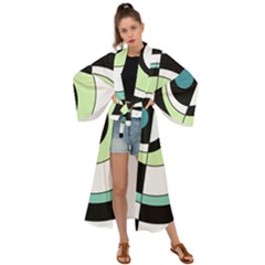 Abstraction 73 Maxi Kimono by Mazipoodles