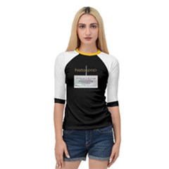 1040 Histo-pop Quarter Sleeve Raglan T-shirt