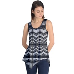 Abstract Geometric Collage Pattern Sleeveless Tunic by dflcprintsclothing