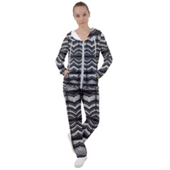 Abstract Geometric Collage Pattern Women s Tracksuit