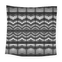 Abstract Geometric Collage Pattern Square Tapestry (large)