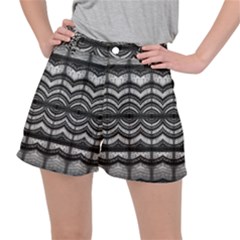 Abstract Geometric Collage Pattern Ripstop Shorts