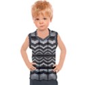 Abstract Geometric Collage Pattern Kids  Sport Tank Top View1