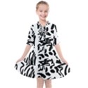 Abstract Painting Kids  All Frills Chiffon Dress View1