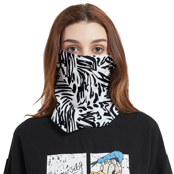 Abstract Painting Face Covering Bandana (Two Sides)