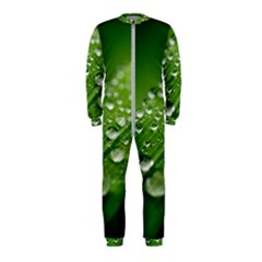 Green Water Leaf Onepiece Jumpsuit (kids) by artworkshop