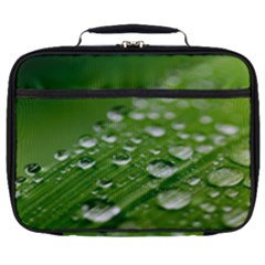 Green Water Leaf Full Print Lunch Bag by artworkshop