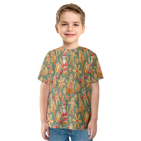 Pattern Seamless Kids  Sport Mesh Tee by artworkshop