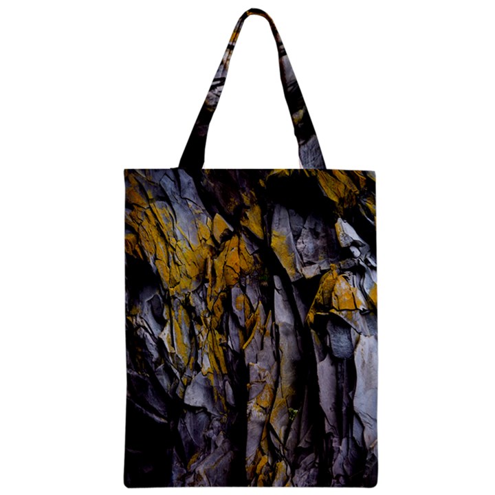 Rock Wall Crevices  Zipper Classic Tote Bag