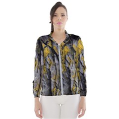 Rock Wall Crevices  Women s Windbreaker by artworkshop