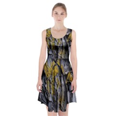 Rock Wall Crevices  Racerback Midi Dress