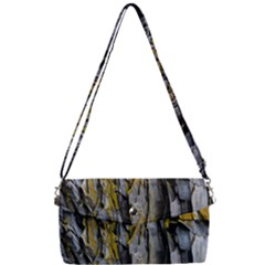 Rock Wall Crevices  Removable Strap Clutch Bag by artworkshop