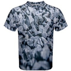 Rocks Stones Gray Gravel Rocky Material  Men s Cotton Tee by artworkshop