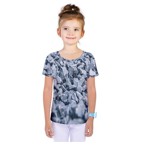 Rocks Stones Gray Gravel Rocky Material  Kids  One Piece Tee by artworkshop