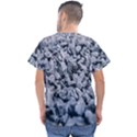 Rocks Stones Gray Gravel Rocky Material  Men s V-Neck Scrub Top View2