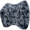 Rocks Stones Gray Gravel Rocky Material  Velour Head Support Cushion View4