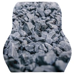 Rocks Stones Gray Gravel Rocky Material  Car Seat Back Cushion  by artworkshop