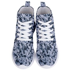 Rocks Stones Gray Gravel Rocky Material  Women s Lightweight High Top Sneakers by artworkshop