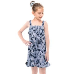 Rocks Stones Gray Gravel Rocky Material  Kids  Overall Dress by artworkshop