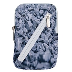 Rocks Stones Gray Gravel Rocky Material  Belt Pouch Bag (small) by artworkshop