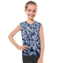 Rocks Stones Gray Gravel Rocky Material  Kids  Mesh Tank Top by artworkshop