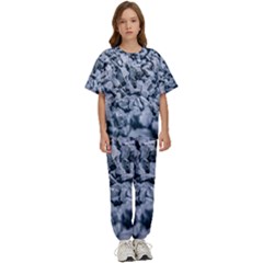 Rocks Stones Gray Gravel Rocky Material  Kids  Tee And Pants Sports Set