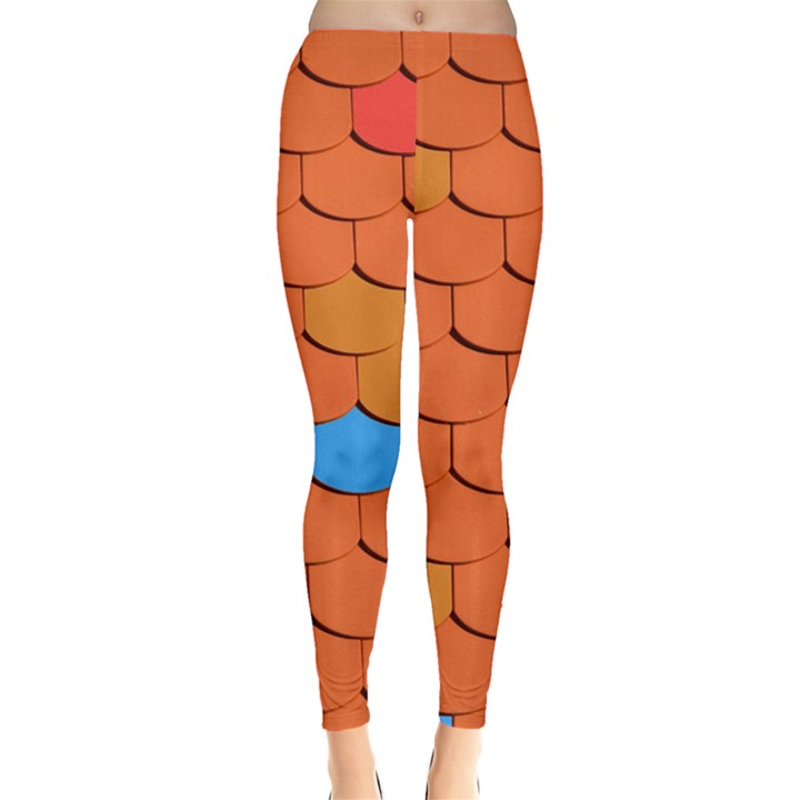 Roof Roofing Tiles  Leggings 