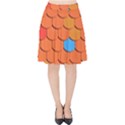 Roof Roofing Tiles  Velvet High Waist Skirt View1