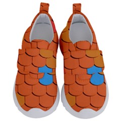 Roof Roofing Tiles  Kids  Velcro No Lace Shoes by artworkshop