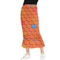 Roof Roofing Tiles  Maxi Fishtail Chiffon Skirt View1