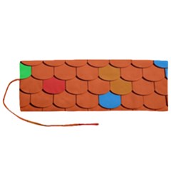 Roof Roofing Tiles  Roll Up Canvas Pencil Holder (m) by artworkshop