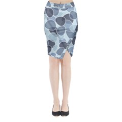 Sample Pattern Seamless Midi Wrap Pencil Skirt