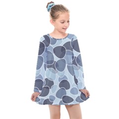 Sample Pattern Seamless Kids  Long Sleeve Dress by artworkshop