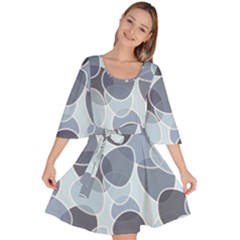 Sample Pattern Seamless Velour Kimono Dress by artworkshop