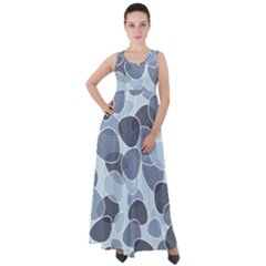 Sample Pattern Seamless Empire Waist Velour Maxi Dress by artworkshop