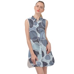 Sample Pattern Seamless Sleeveless Shirt Dress by artworkshop