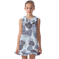 Sample Pattern Seamless Kids  Pilgrim Collar Ruffle Hem Dress by artworkshop