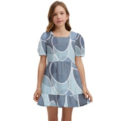 Sample Pattern Seamless Kids  Short Sleeve Dolly Dress by artworkshop