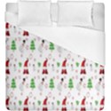 Santa Claus Snowman Christmas  Duvet Cover (King Size) View1