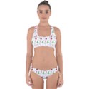 Santa Claus Snowman Christmas  Cross Back Hipster Bikini Set View1