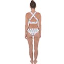 Santa Claus Snowman Christmas  Cross Back Hipster Bikini Set View2