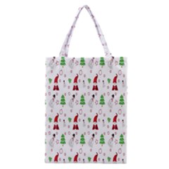 Santa Claus Snowman Christmas  Classic Tote Bag by artworkshop